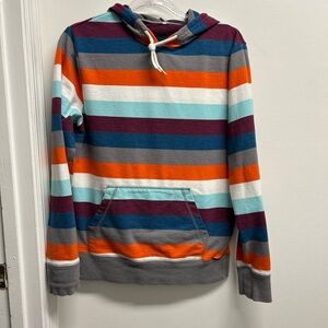 On the Byas Colorful Striped Hoodie